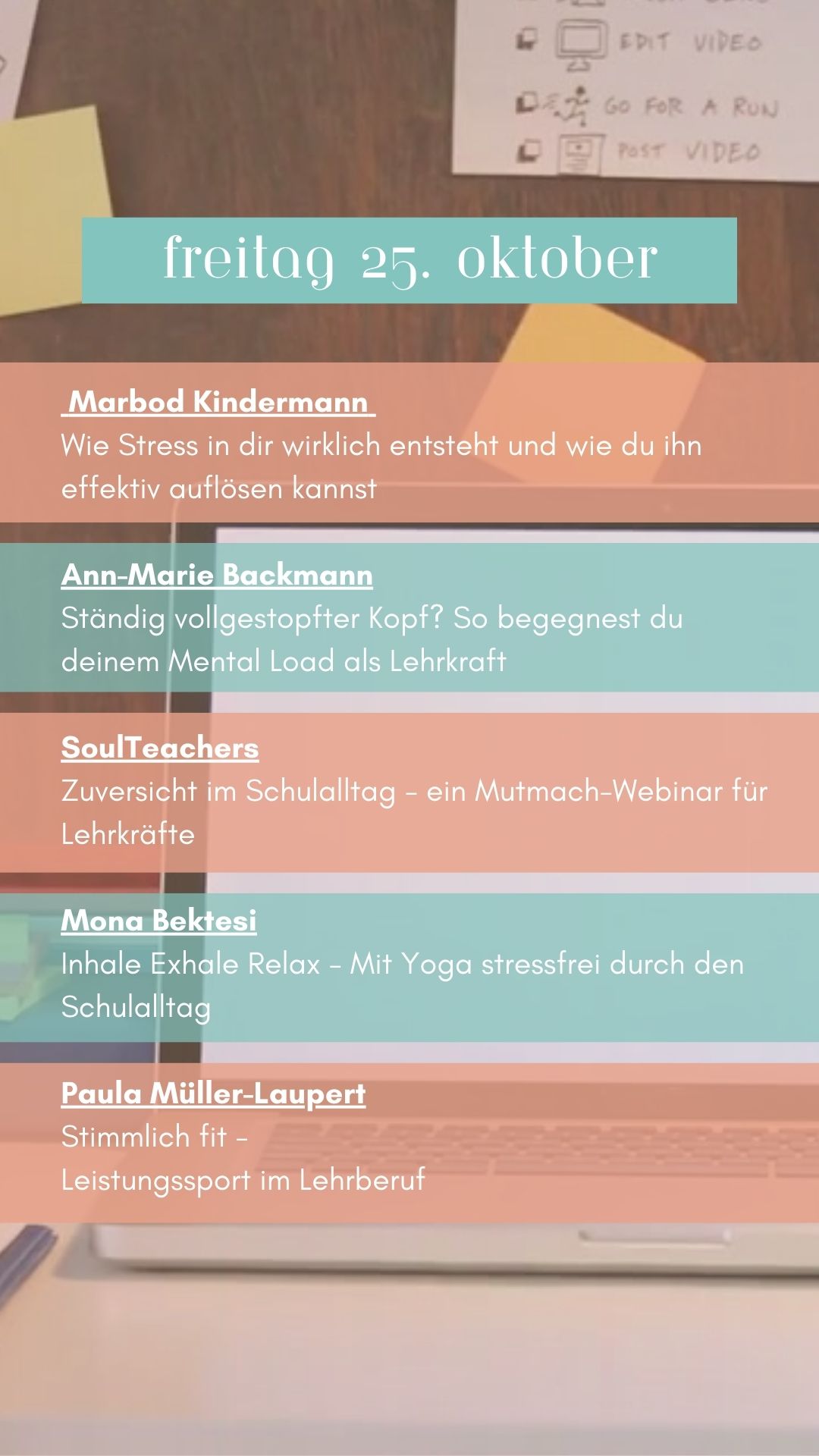 Back to Balance Onlinekongress Programm Freitag 25.10.24